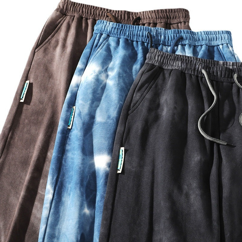 Rafael | Jogger Hombre Acid Wash Algodón Puños Elásticos