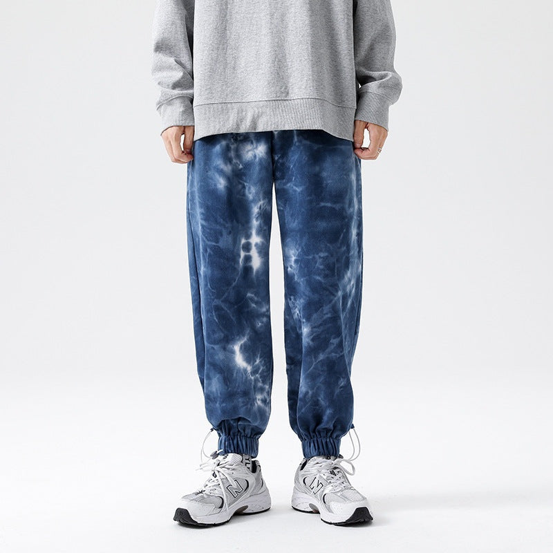 Rafael | Jogger Hombre Acid Wash Algodón Puños Elásticos