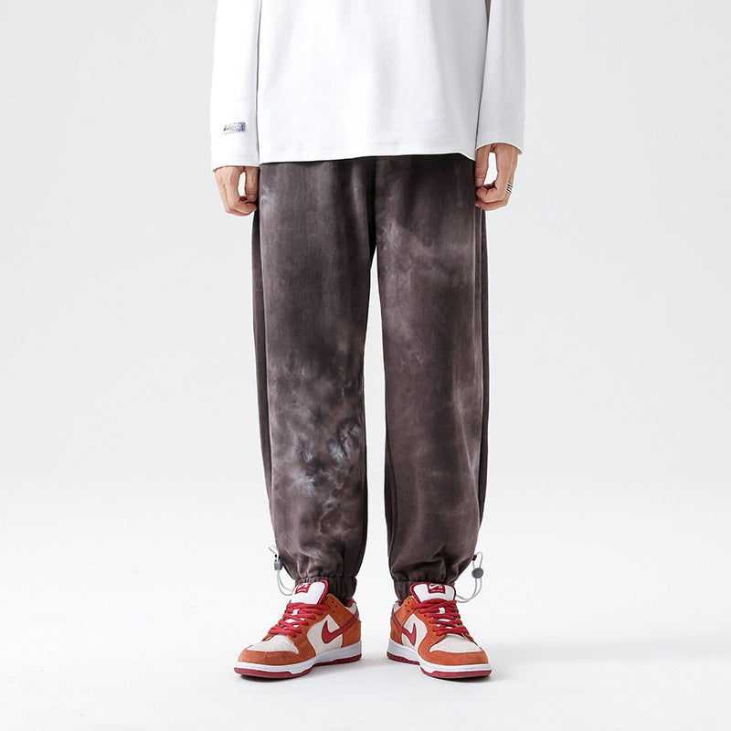 Rafael | Jogger Hombre Acid Wash Algodón Puños Elásticos
