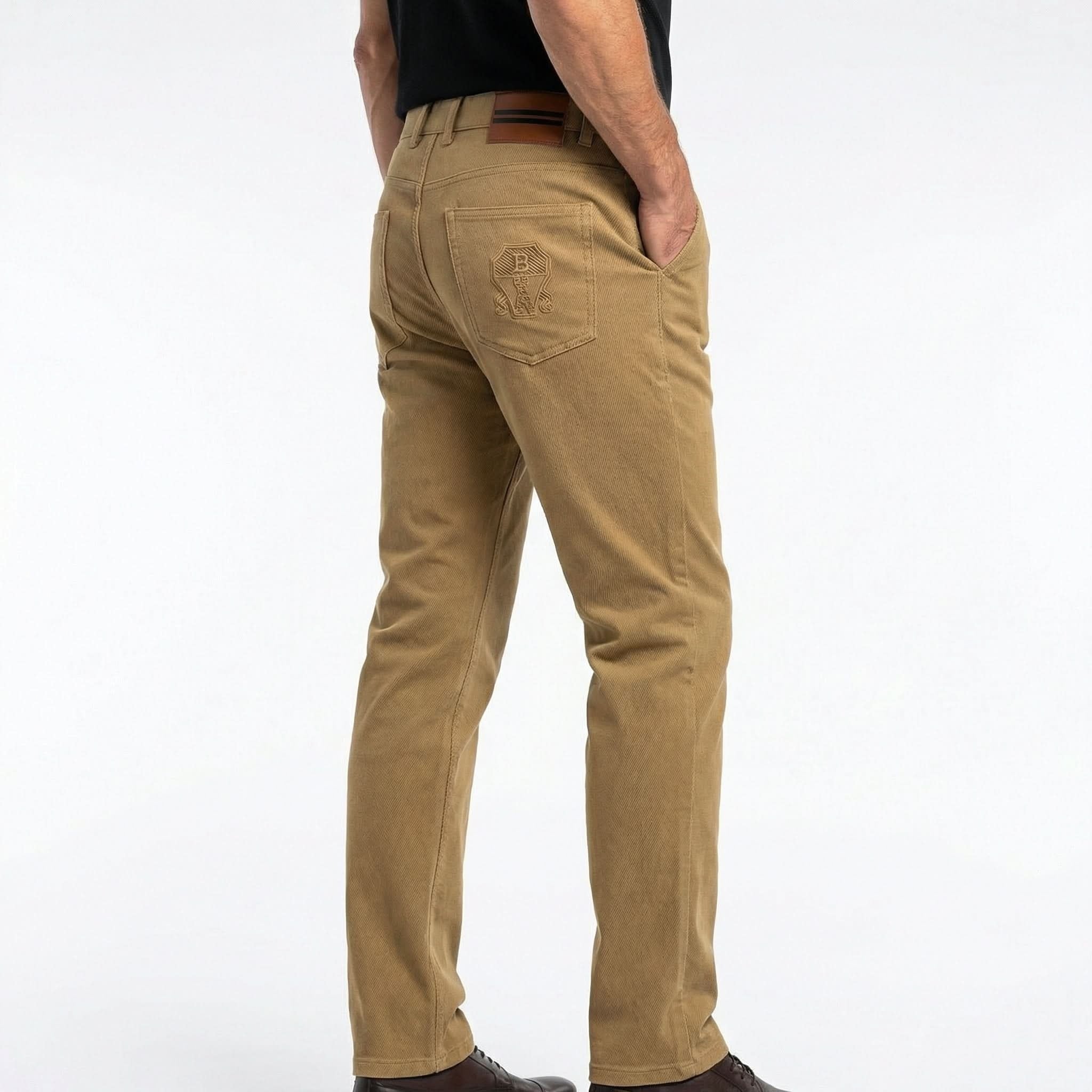 Rafael | Pantalón de Algodón Twill Hombre Corte Recto Vestir