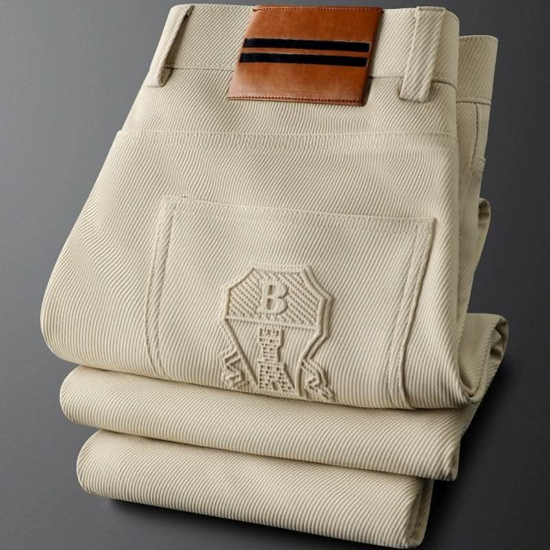 Rafael | Pantalón de Algodón Twill Hombre Corte Recto Vestir