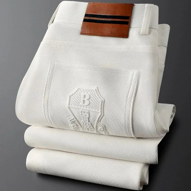 Rafael | Pantalón de Algodón Twill Hombre Corte Recto Vestir