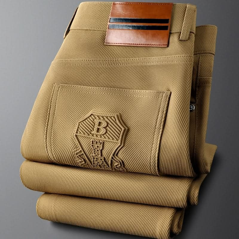 Rafael | Pantalón de Algodón Twill Hombre Corte Recto Vestir