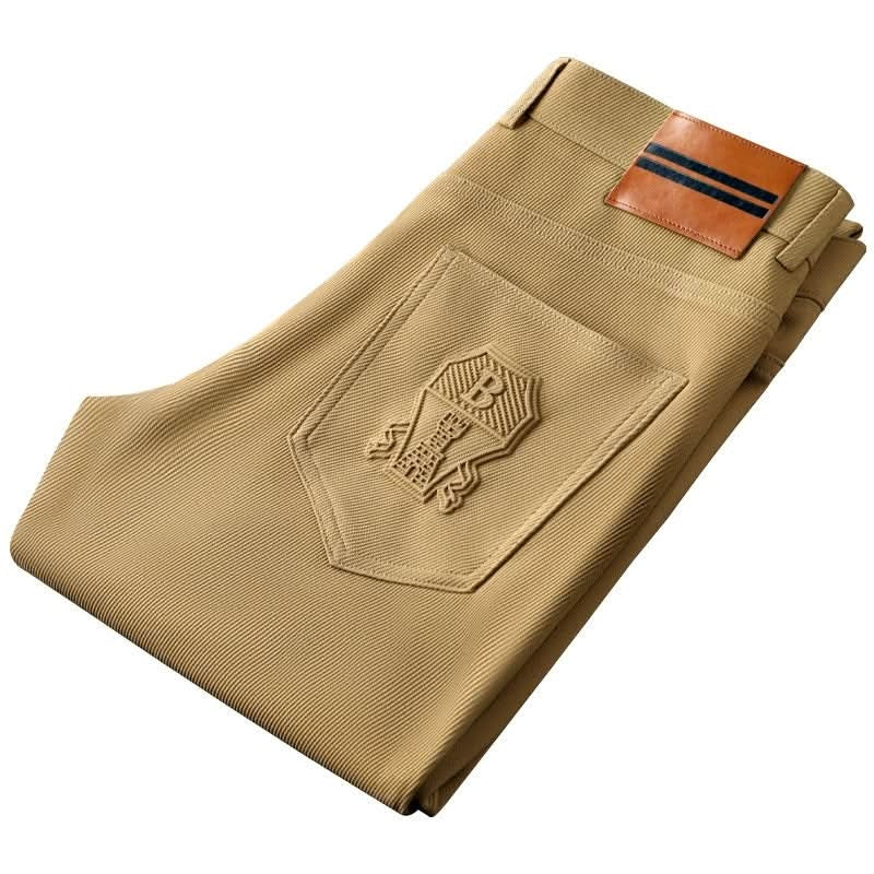 Rafael | Pantalón de Algodón Twill Hombre Corte Recto Vestir