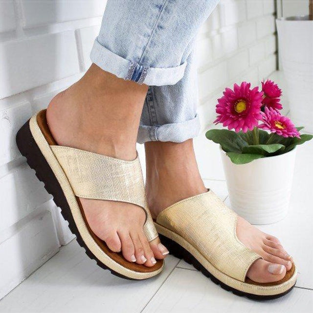 Raquel | Chanclas Ortopédicas Mujer Cuña Plataforma