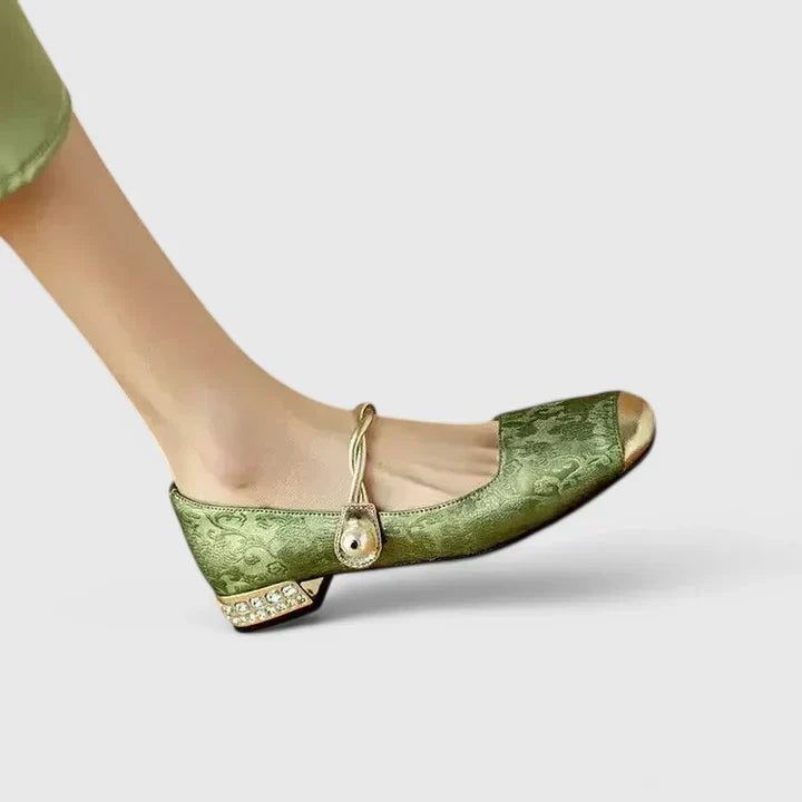 Rebeca | Mary Jane Shoes Mujer Punta Cuadrada Tacón Bajo