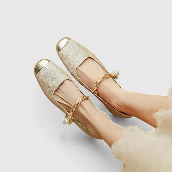 Rebeca | Mary Jane Shoes Mujer Punta Cuadrada Tacón Bajo