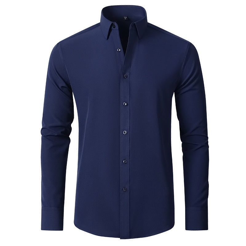 Rodrigo | Camisa Slim Fit de Manga Larga Hombre Stretch Cuello Clásico
