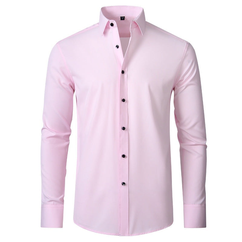 Rodrigo | Camisa Slim Fit de Manga Larga Hombre Stretch Cuello Clásico