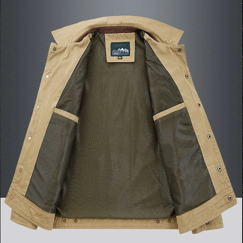 Rodrigo | Chaqueta Militar Hombre de Algodón Utilitaria Multipocket