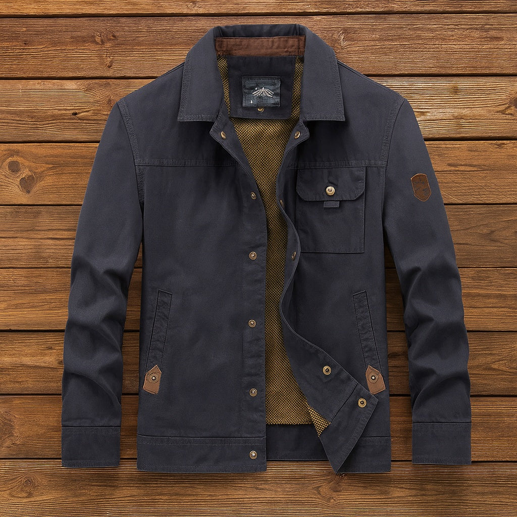 Rodrigo | Chaqueta Militar Hombre de Algodón Utilitaria Multipocket