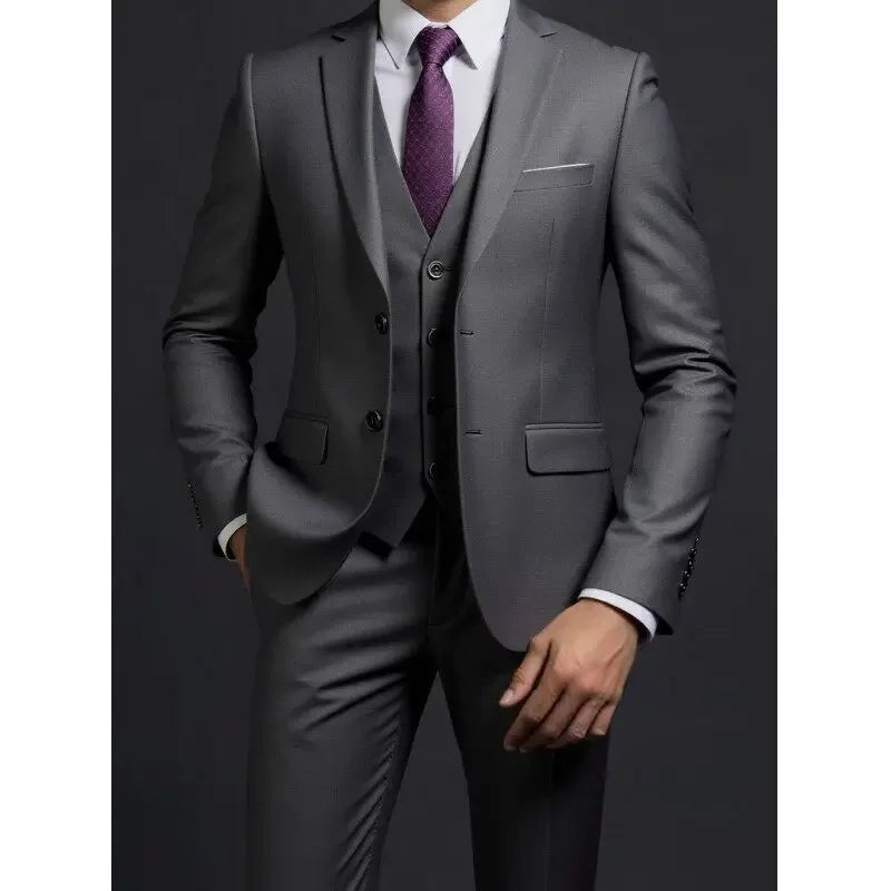 Rodrigo | Traje de Novio de Tres Piezas Slim Fit Hombre con Chaleco