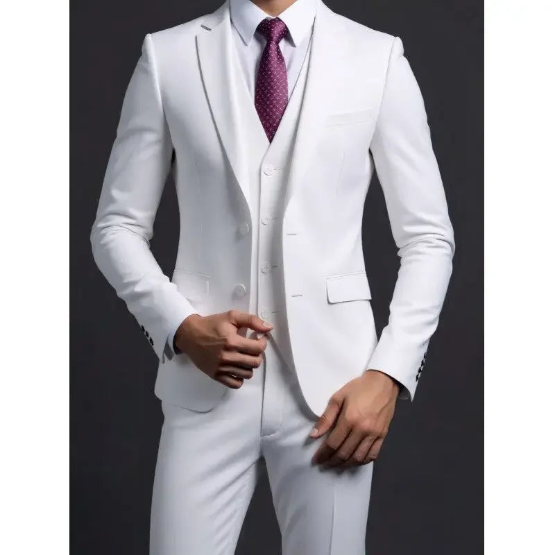 Rodrigo | Traje de Novio de Tres Piezas Slim Fit Hombre con Chaleco