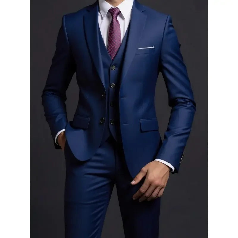 Rodrigo | Traje de Novio de Tres Piezas Slim Fit Hombre con Chaleco