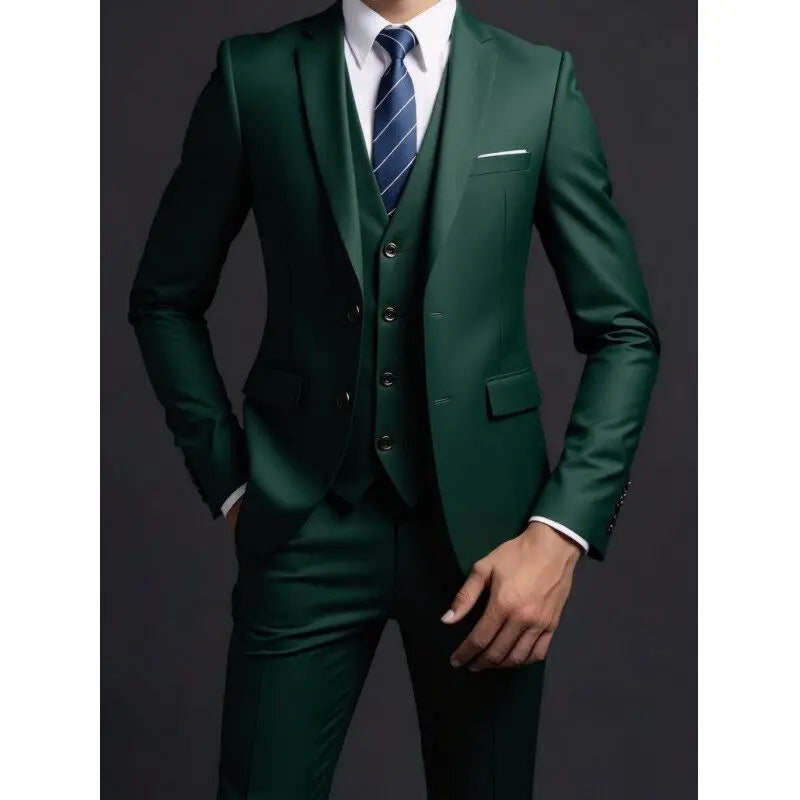 Rodrigo | Traje de Novio de Tres Piezas Slim Fit Hombre con Chaleco