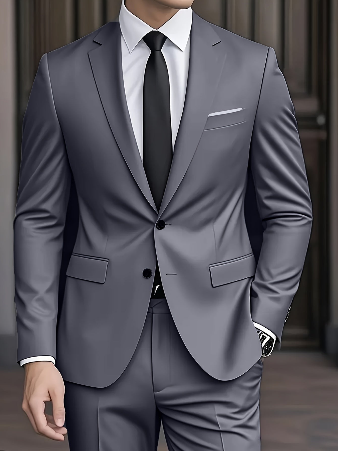 Rodrigo | Traje de Novio Slim Fit Hombre Dos Piezas