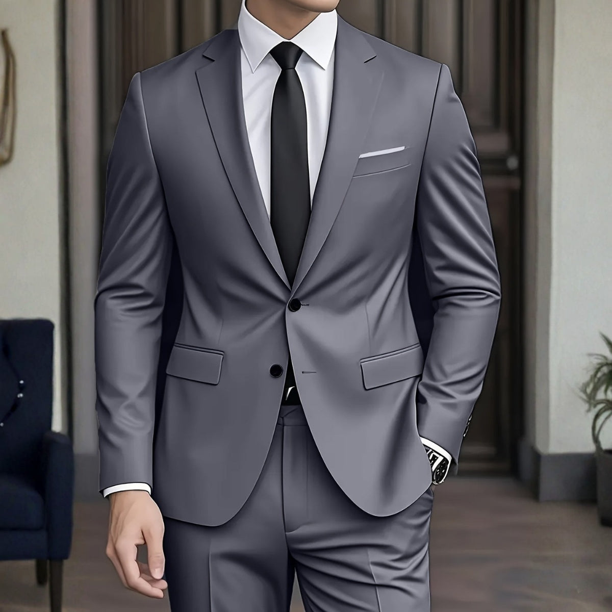 Rodrigo | Traje de Novio Slim Fit Hombre Dos Piezas