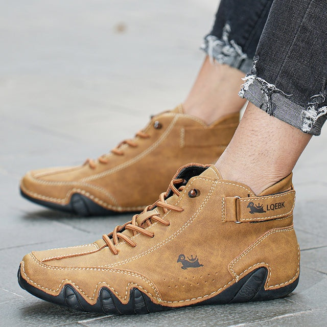 Rodrigo | Zapatos Casual de Ante Hombre Botín con Cordones