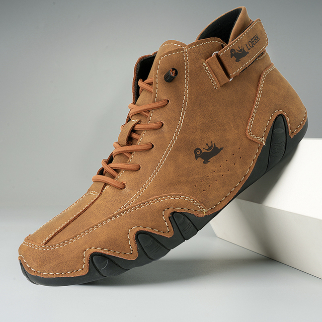 Rodrigo | Zapatos Casual de Ante Hombre Botín con Cordones