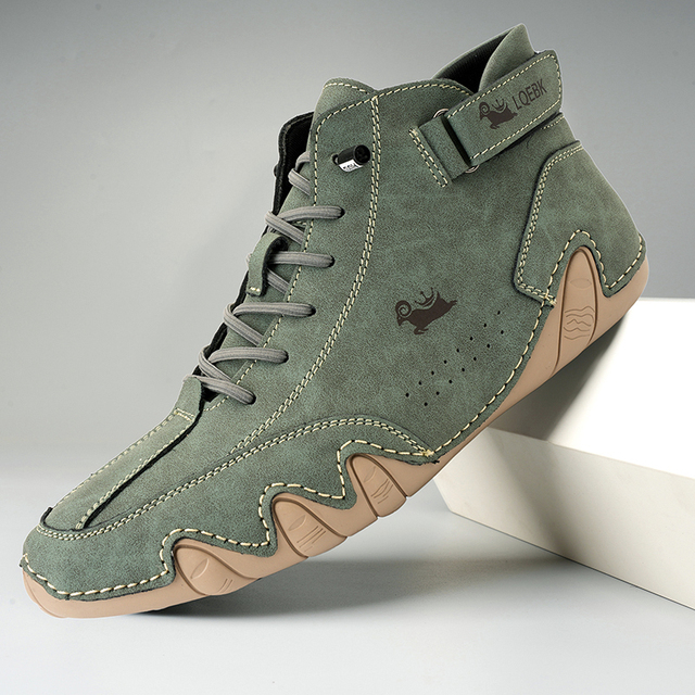 Rodrigo | Zapatos Casual de Ante Hombre Botín con Cordones