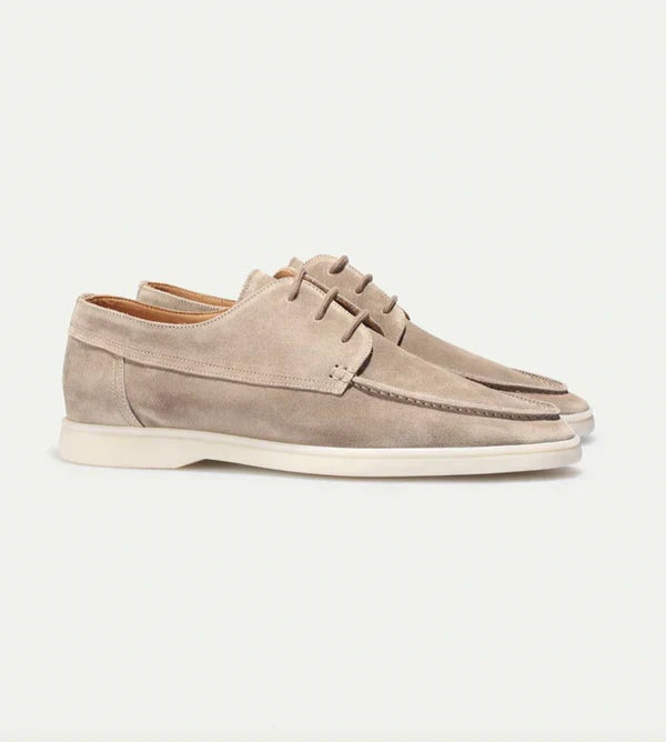 Rodrigo | Zapatos de Ante con Cordones Hombre Suela Blanca