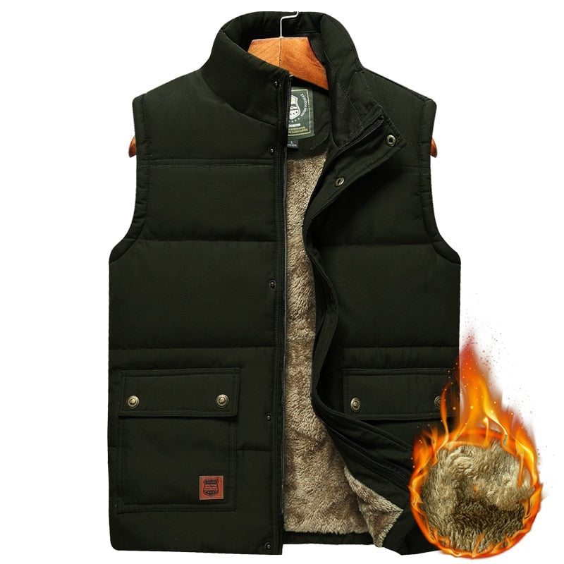Rubén | Chaleco Acolchado Térmico Hombre Forro Interior Cuello Alto