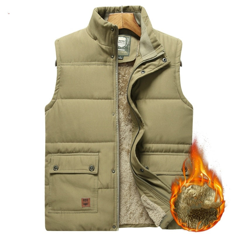 Rubén | Chaleco Acolchado Térmico Hombre Forro Interior Cuello Alto