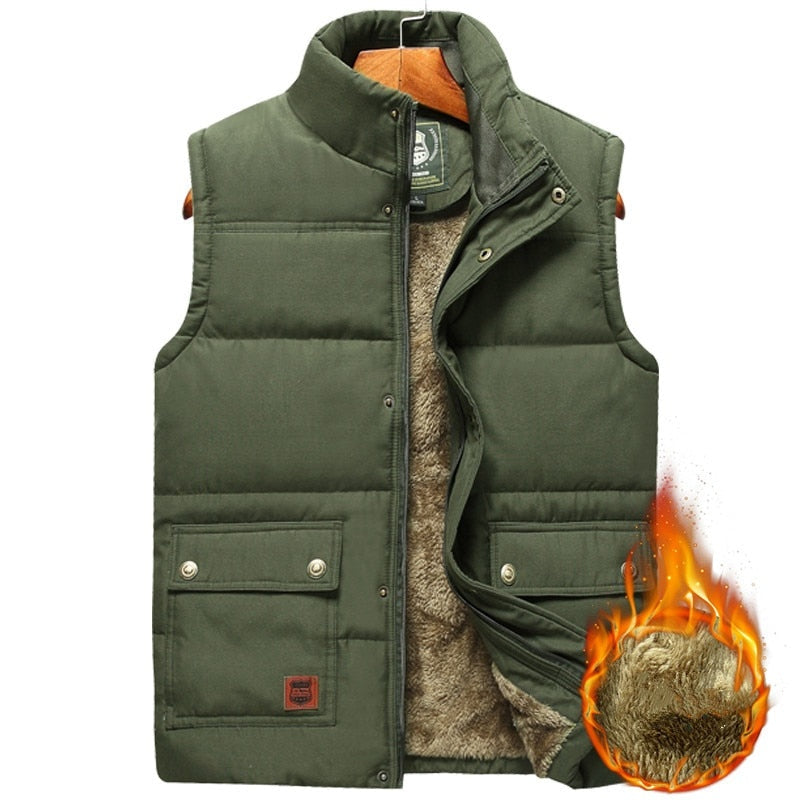 Rubén | Chaleco Acolchado Térmico Hombre Forro Interior Cuello Alto