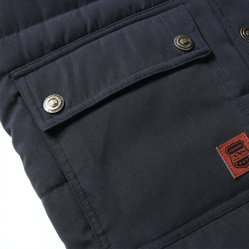 Rubén | Chaleco Acolchado Térmico Hombre Forro Interior Cuello Alto