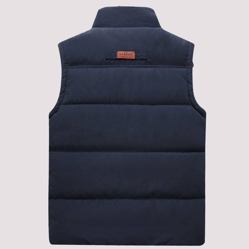 Rubén | Chaleco Acolchado Térmico Hombre Forro Interior Cuello Alto