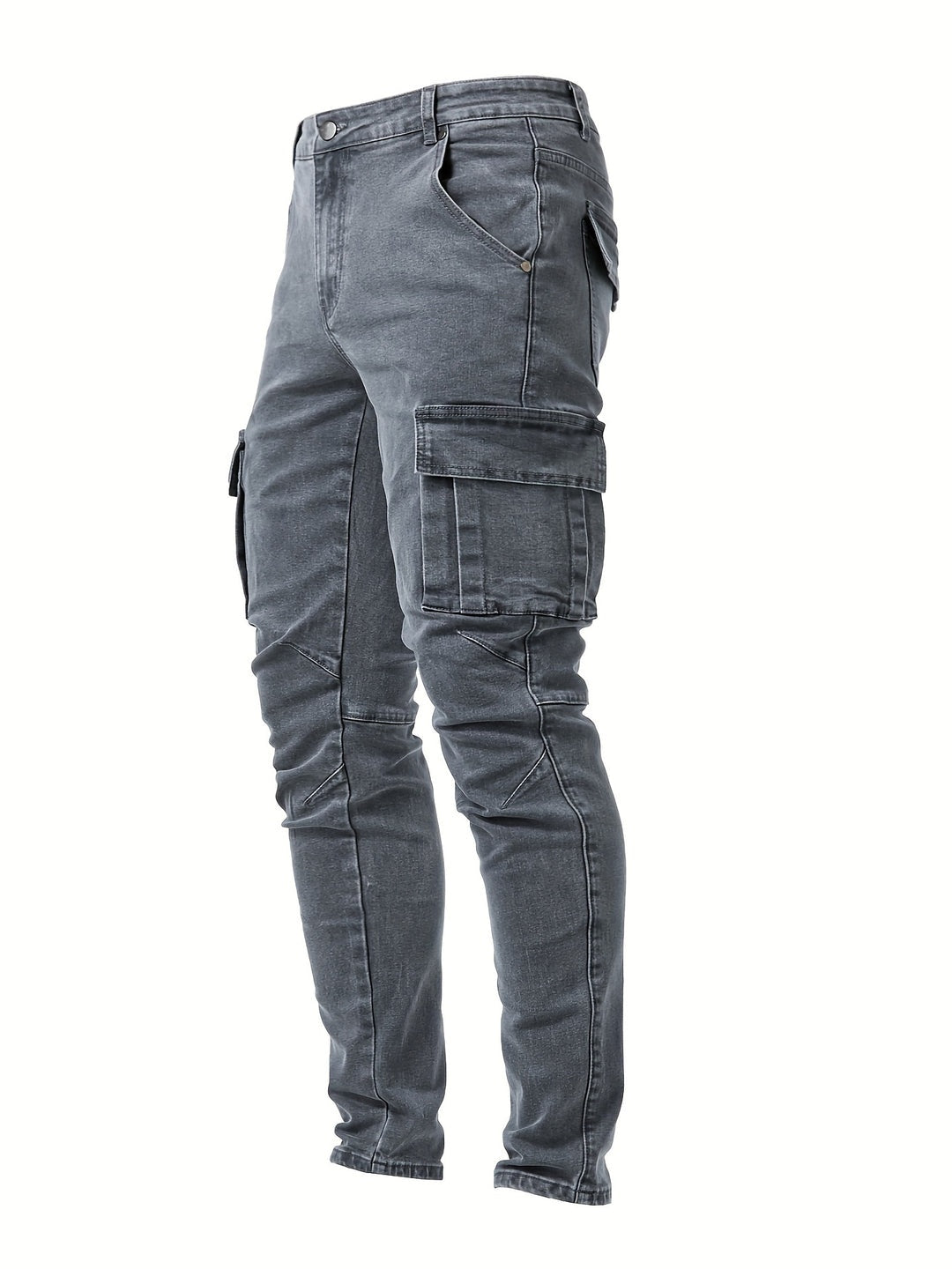 Rubén | Jeans Cargo Slim Hombre Bolsillos Laterales