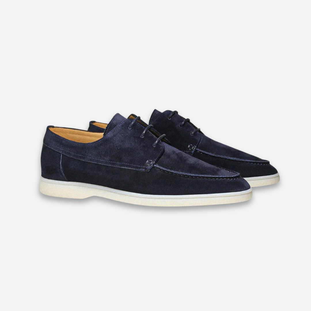 Rubén | Zapatos Derby de Ante Hombre Suela Plana