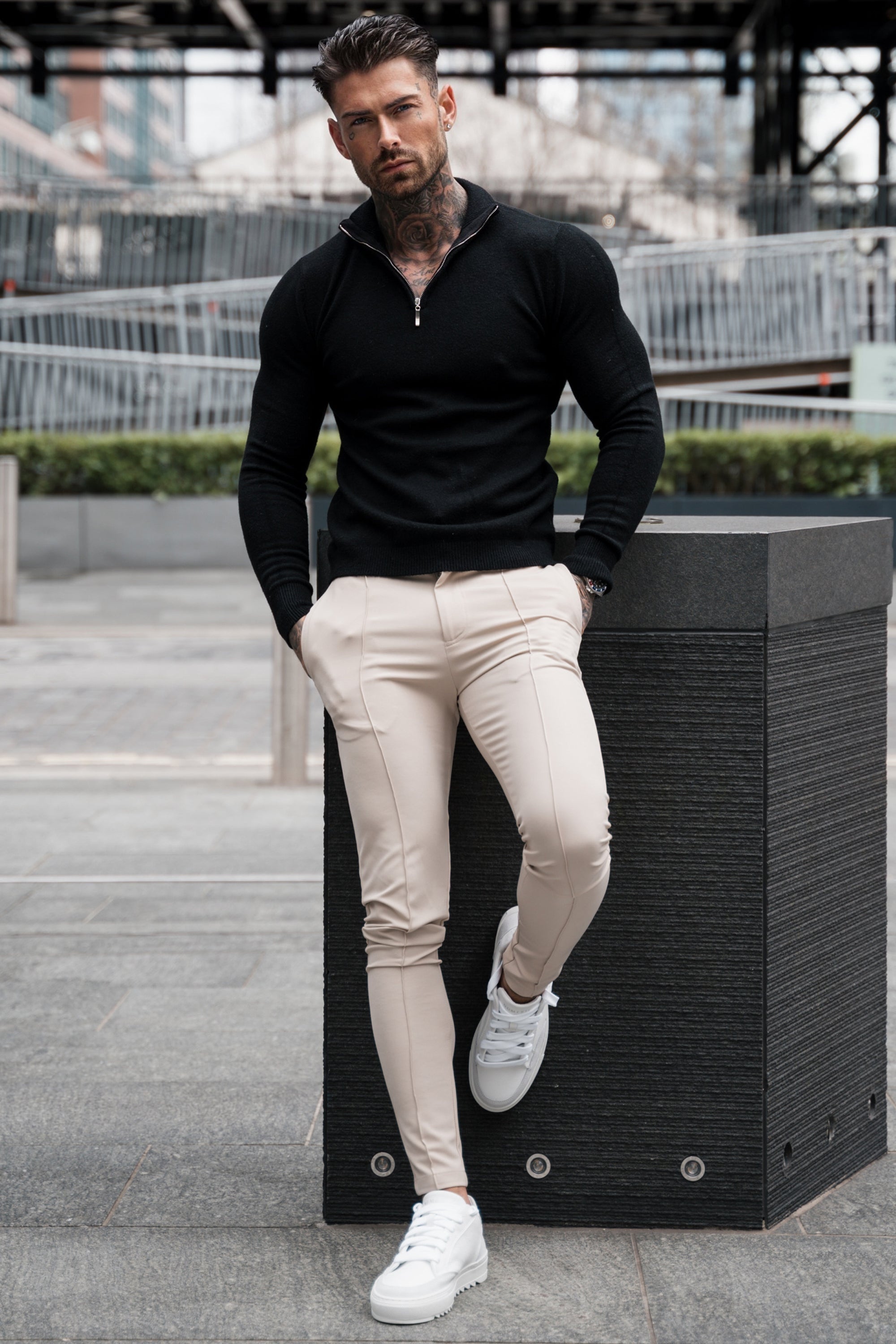 Salvador | Pantalón Chino Slim Fit Hombre Corte Tapered
