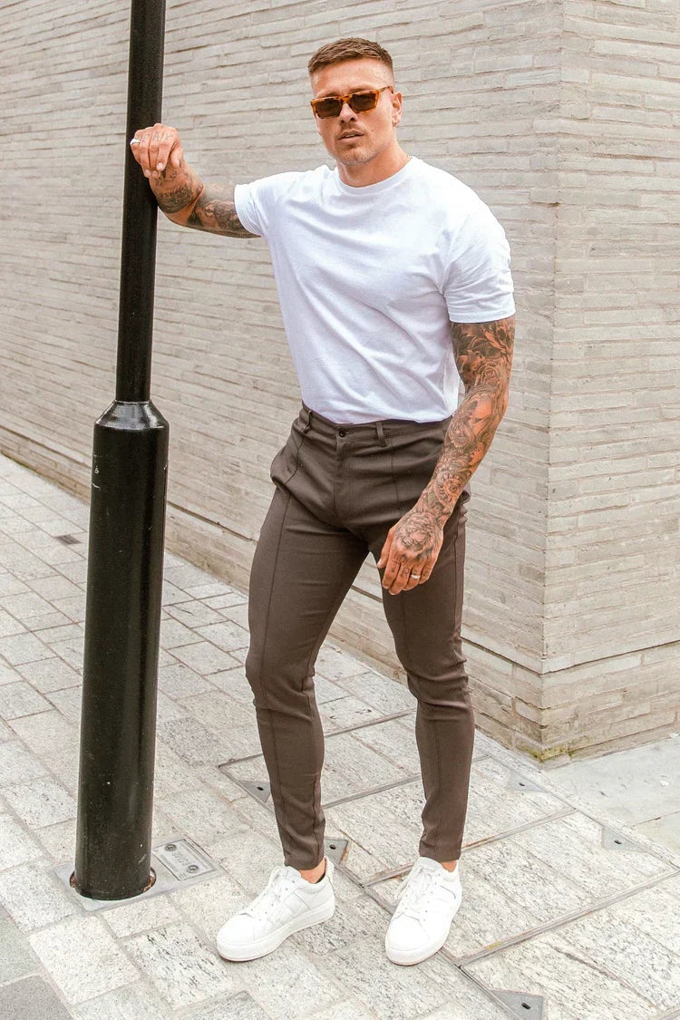 Salvador | Pantalón Chino Slim Fit Hombre Corte Tapered