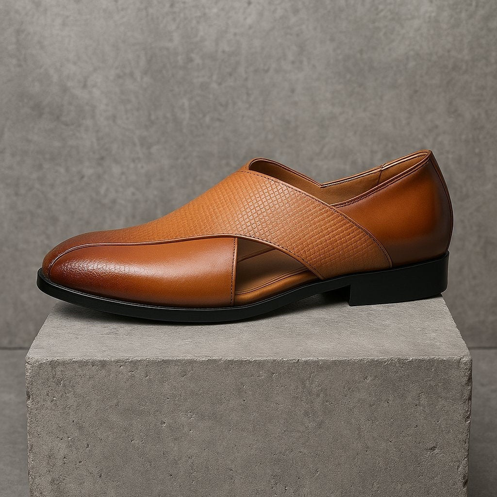 Sandalias de Cuero Hombre Estilo Pescador
