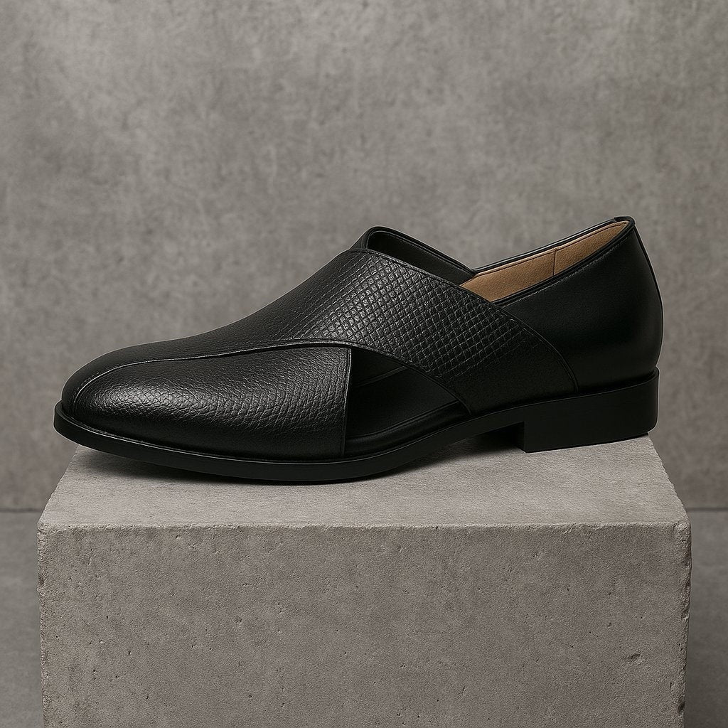 Sandalias de Cuero Hombre Estilo Pescador