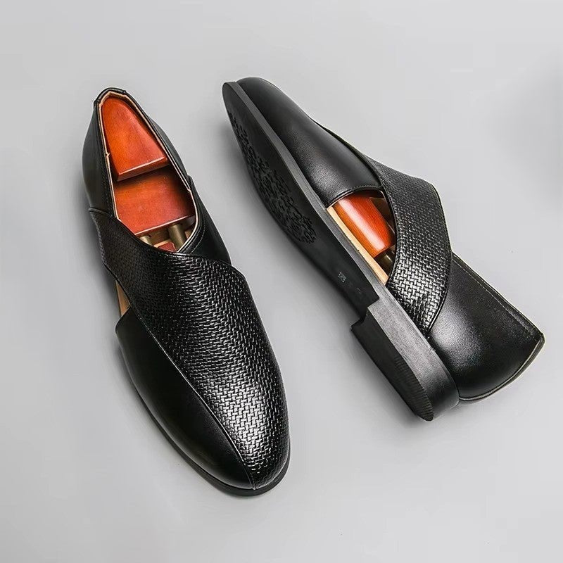 Sandalias de Cuero Hombre Estilo Pescador