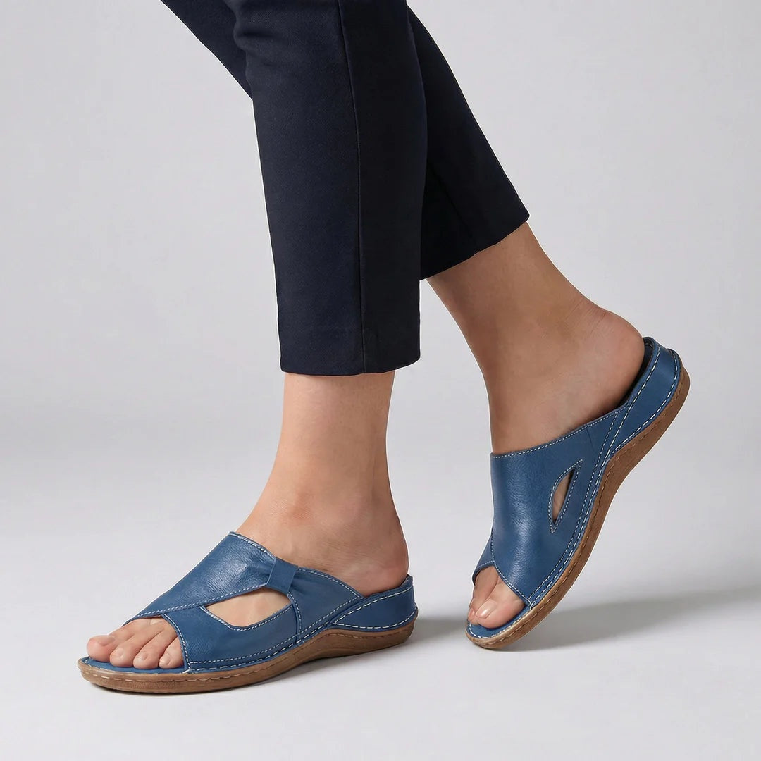 Sandalias Planas Cómodas Mujer Hebilla