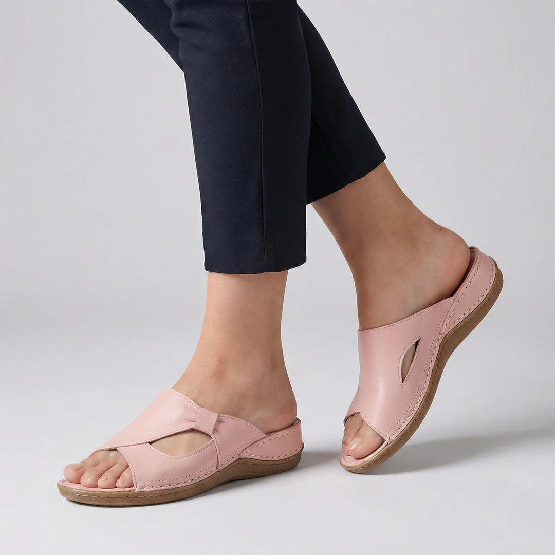 Sandalias Planas Cómodas Mujer Hebilla