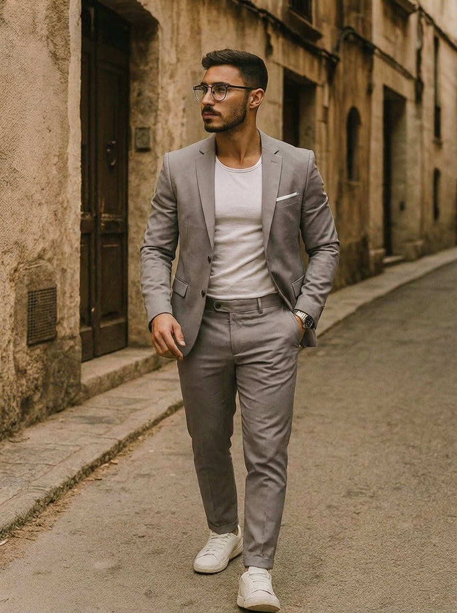 Sebastián | Traje Formal de Chaqueta Hombre Corte Entallado