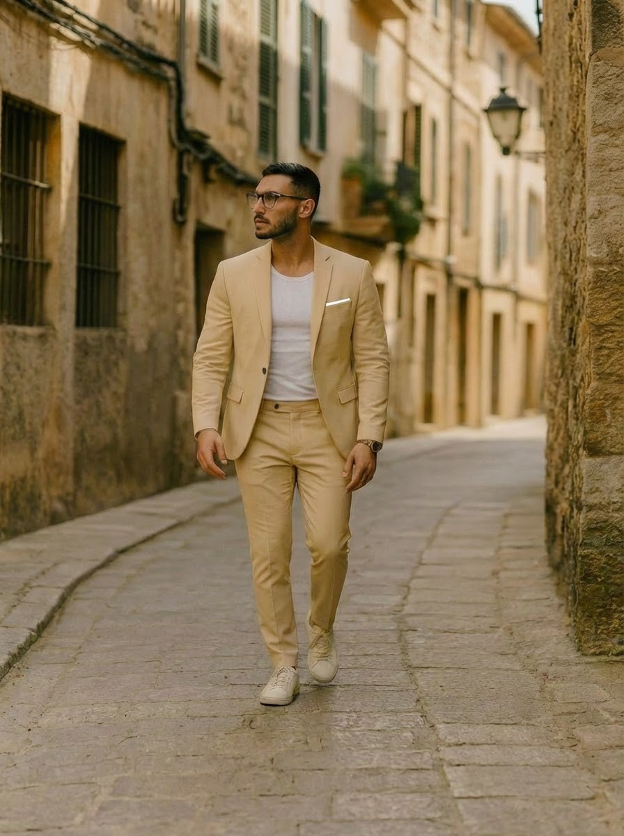 Sebastián | Traje Formal de Chaqueta Hombre Corte Entallado