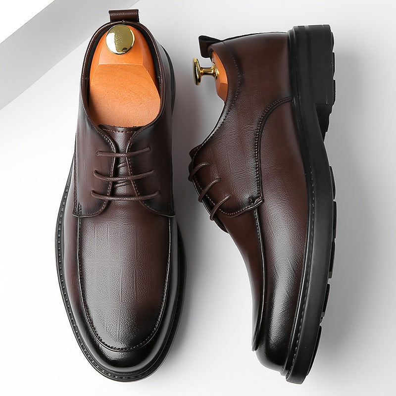 Sergio | Blucher de Piel Hombre Cordones Suela Gruesa