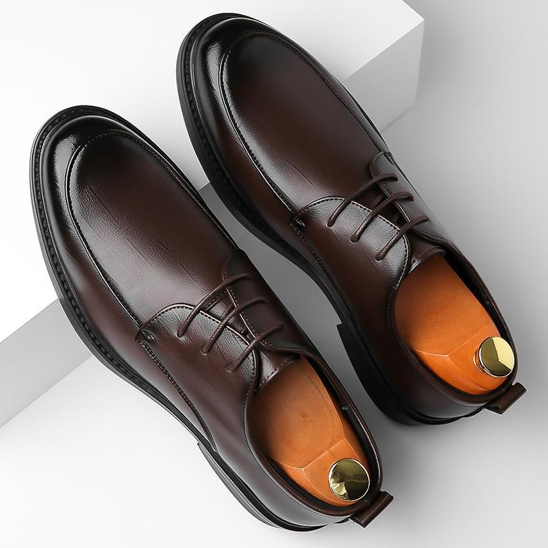 Sergio | Blucher de Piel Hombre Cordones Suela Gruesa