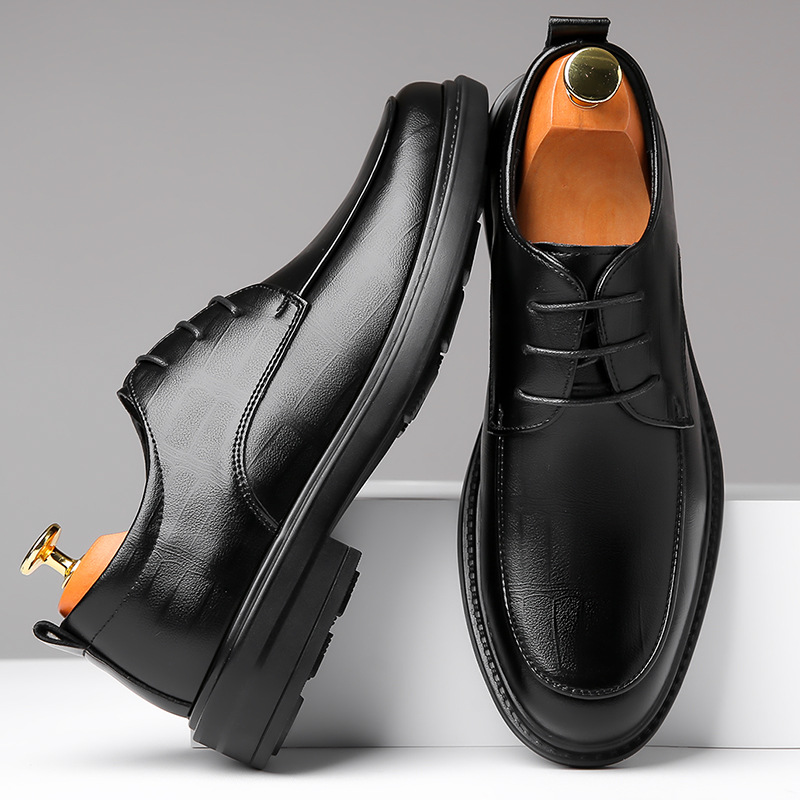 Sergio | Blucher de Piel Hombre Cordones Suela Gruesa