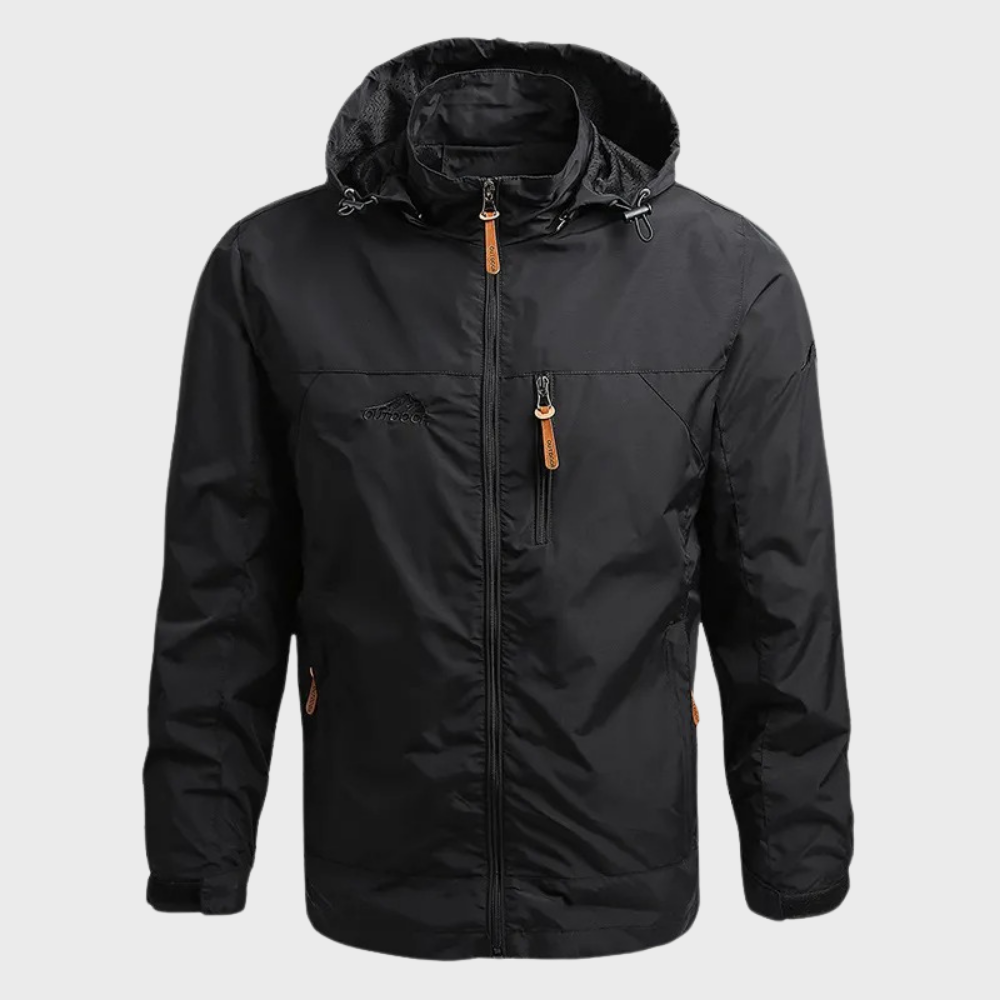 Sergio | Chaqueta Impermeable Hombre con Capucha Cortavientos