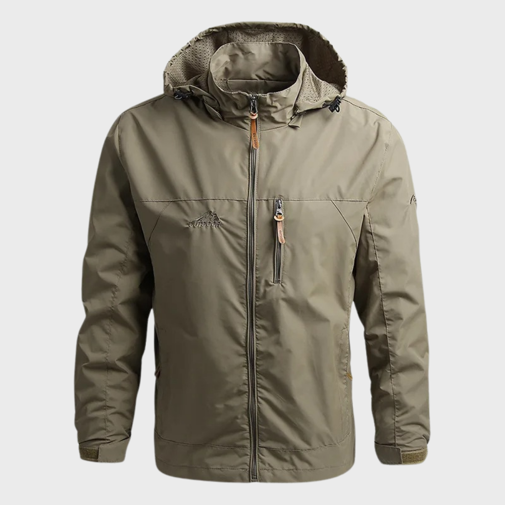 Sergio | Chaqueta Impermeable Hombre con Capucha Cortavientos