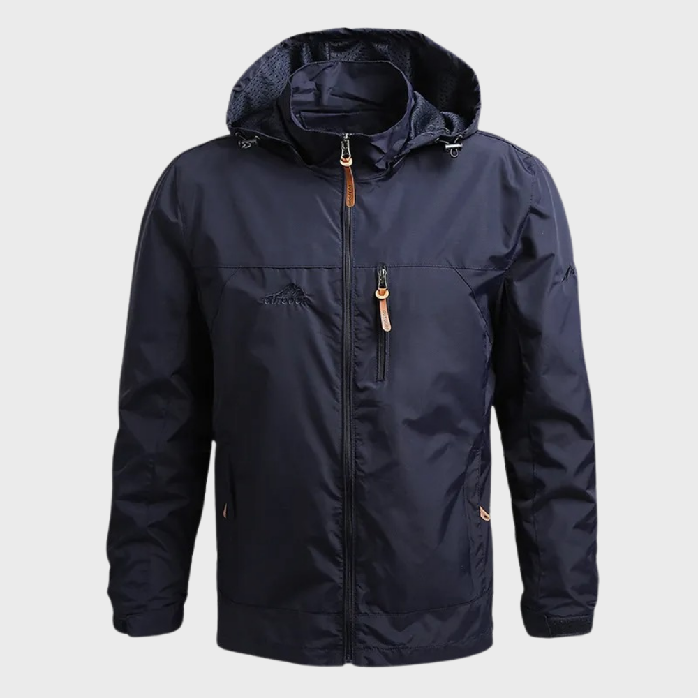 Sergio | Chaqueta Impermeable Hombre con Capucha Cortavientos