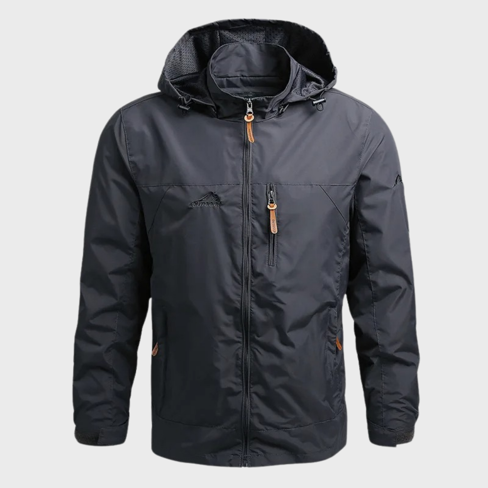 Sergio | Chaqueta Impermeable Hombre con Capucha Cortavientos
