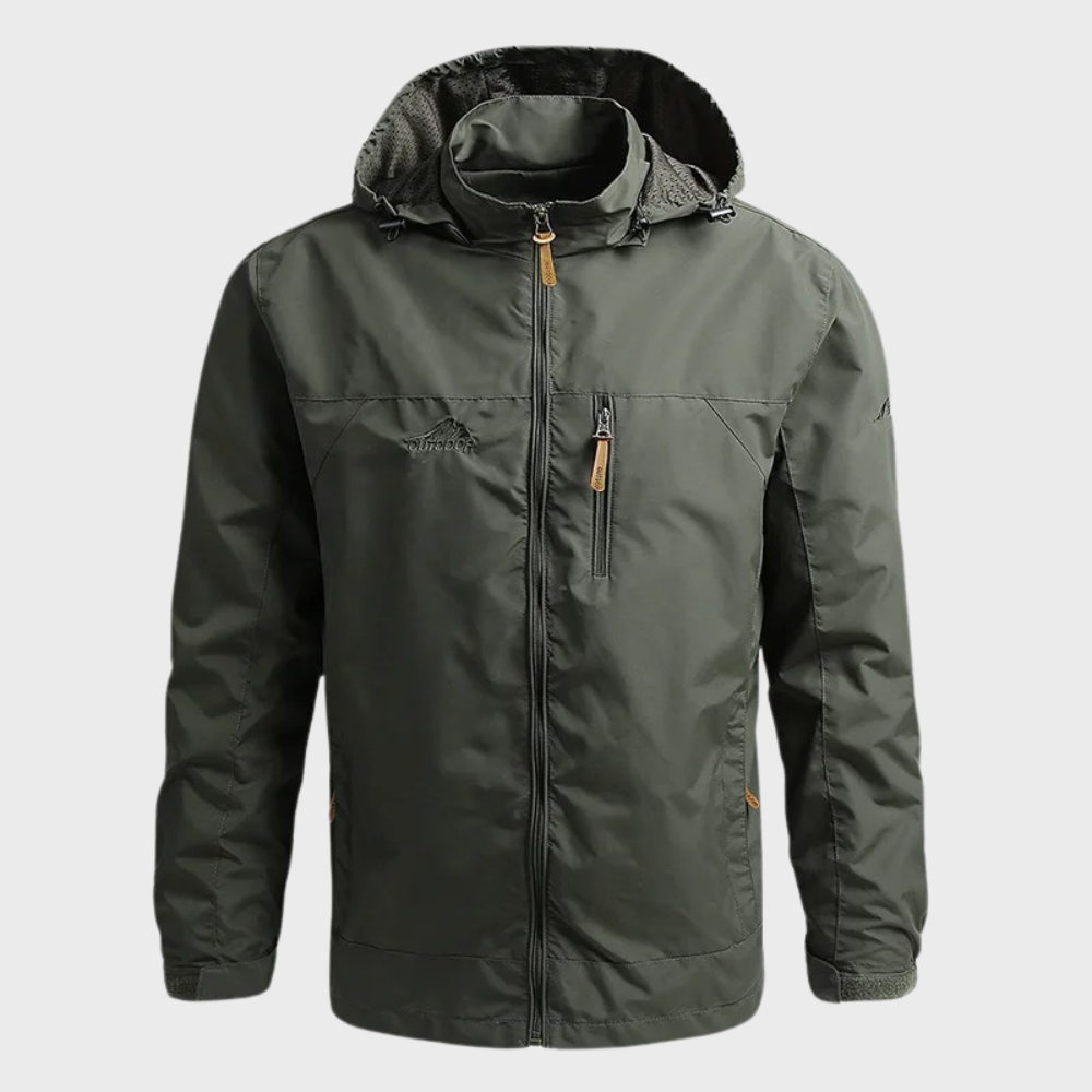 Sergio | Chaqueta Impermeable Hombre con Capucha Cortavientos