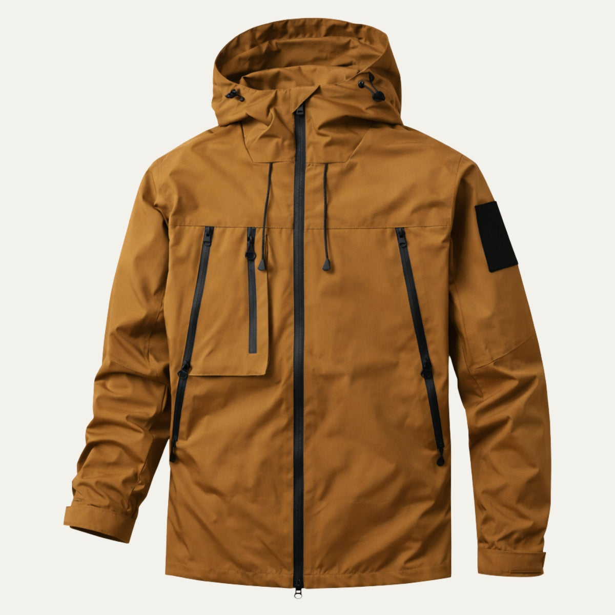 Sergio | Chaqueta Militar Hombre Impermeable con Capucha Multipocket